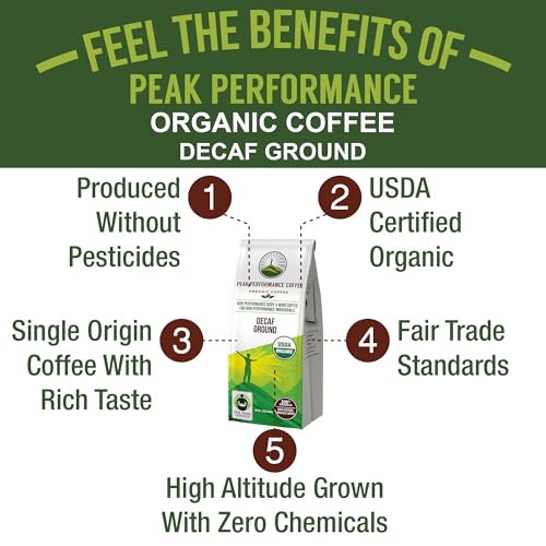 Peak Performance Organic Decaf Coffee