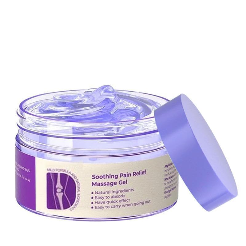 Pain Relief Gel | Cooling Sensation for Pain Relief | Helps Shoulder, Neck, Back, Leg, Knee, Joint, Sports Injuries, Elbow, Muscle Cramps | Non Sticky Cream with Aloe Gel | 100 g