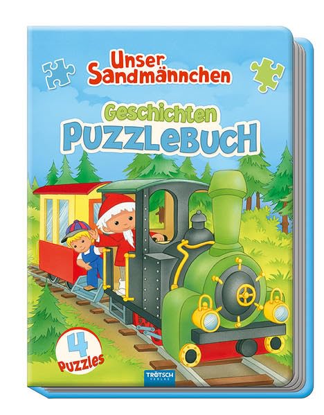 Trötsch Unser Sandmännchen Geschichten-Puzzlebuch: Beschäftigungsbuch...