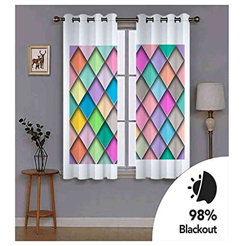 Rideaux de chambre enfant 140x160 occultants à oeillets polyester 3D - 6