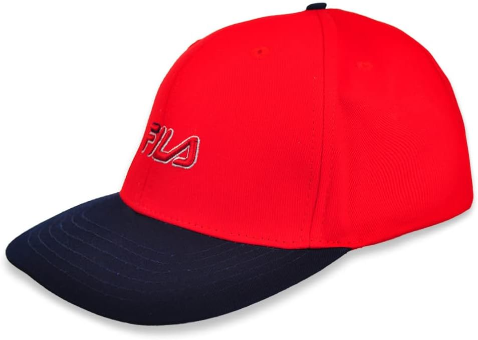 Fila Speed Logo Cotton Twill Adjustable Snapback Hat