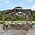 Sunjoy 12.5 x 12.5 ft. Hardtop Gazebo Outdoor Cedar Frame Wood Gazebo with Steel 2-Tier Hardtop Roof and Ceiling Hook, Black by SummerCove