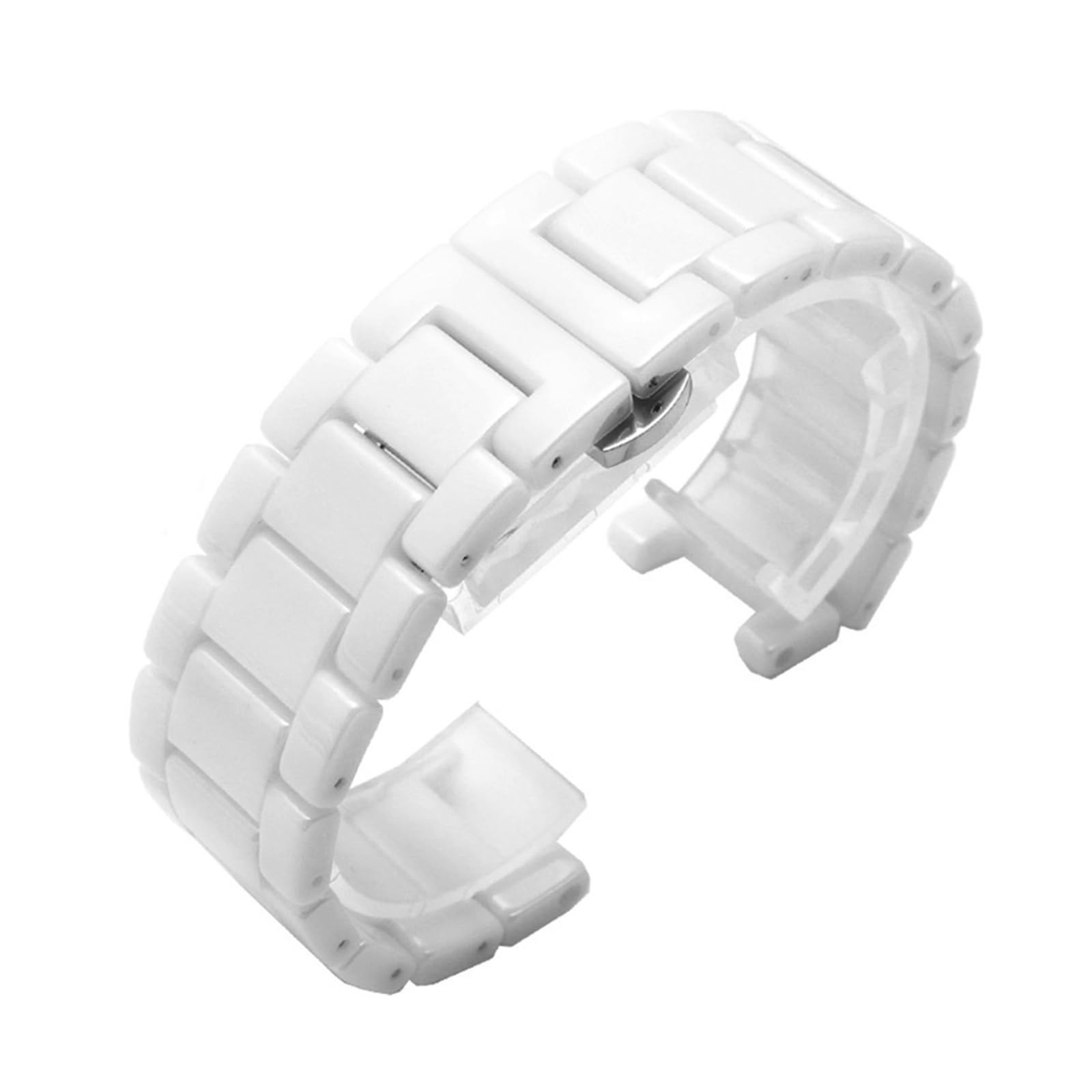 Bracelet en céramique concave 16mm noir pour sublimer vos tenues GC