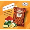 Aiva Dried Chili Mango (2 LB) Spicy and Sweet Dried Fruit Snack for Snacking, Cooking, and Desserts