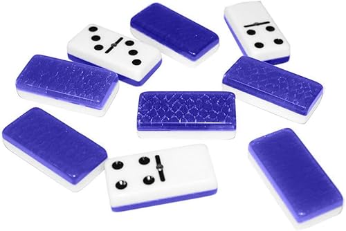 Miniatura 6 de Bene Casa - Juego de dominó de doble nueve alto brillo - Incluye 55 dominó - Viene en una caja de almacenamiento de madera natural con acabado de