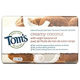 Tom's of Maine Natural Beauty Bar Soap, Creamy Coconut With Virgin Coconut Oil, 5 oz.