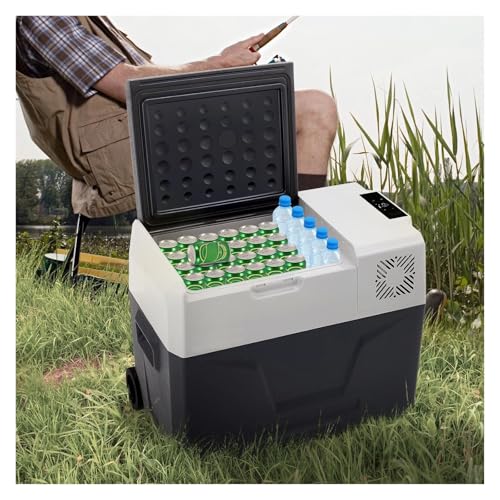 TECJHJZ Mini Fridge, Multifunctional Dual Use Car Mini Fridge Small Refrigerator For Both And Home,for Car/Office/Bedroom/Dorm Room - Image 4