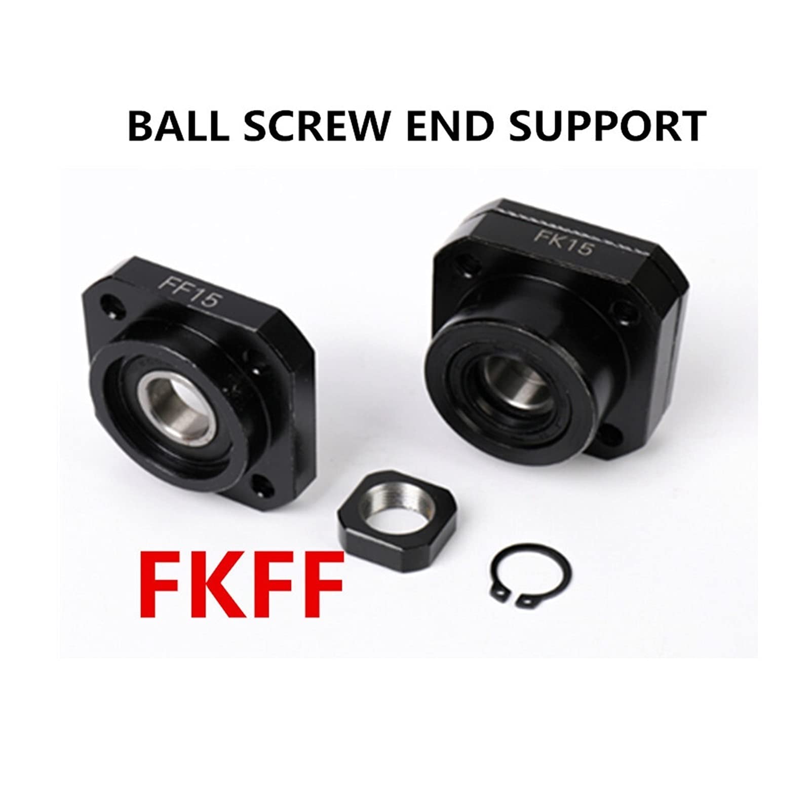 FK10FF10 Schraubenhalterung Halterung Feste Halterung Linearlager FKFF10 / FK10 / FF10Für Kugelschraube SFU1205 / SFU1605