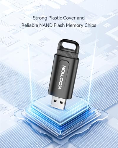 Image of KOOTION 5-Pack Pen Drives 64GB, USB Flash Drive 2.0 Memory Stick 64GB USB Drive for Storage and Backup(5 Colors)