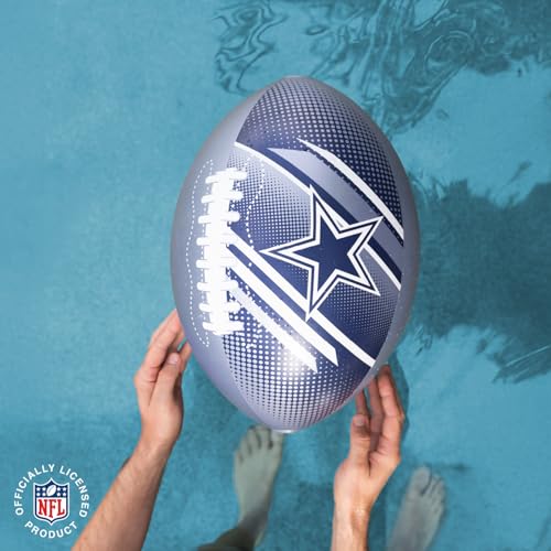 Image of BigMouth 18 inch Inflatable Pool Football Officially Licensed NFL Fan Gear Merchandise Beach Ball Games for Adults and Teens