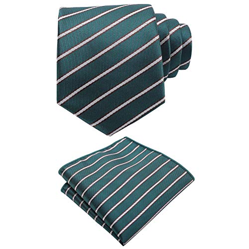 BomGuard Corbata para hombre, pañuelo de bolsillo, 6 cm, con caja de almacenamiento, lazo, diseño...