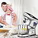 CHEFTRONIC 4 In 1 Upgraded Multifunction Kitchen Stand Mixer SM-1088, 1000W 7.4QT...