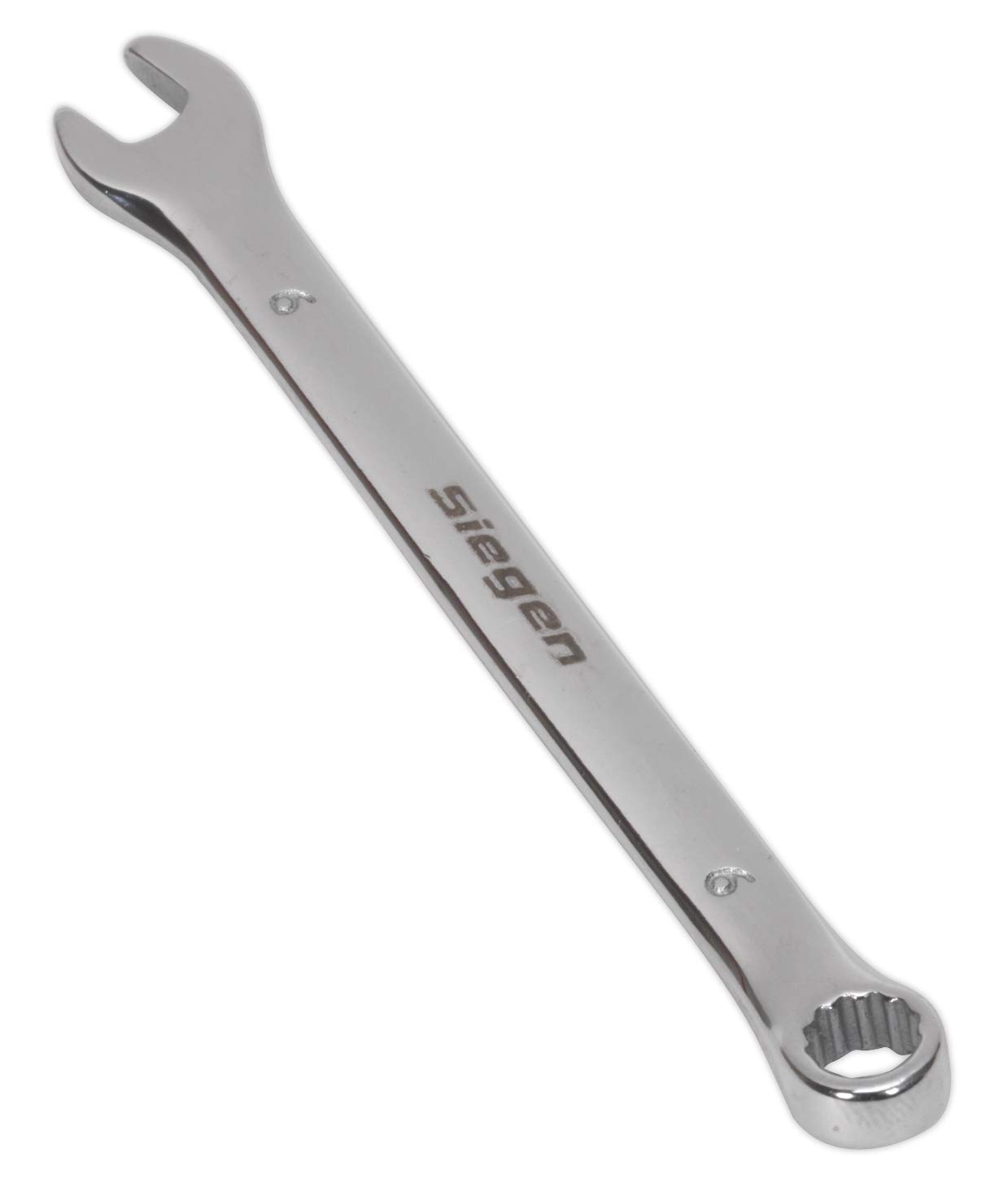 Sealey WallDrive Combi Spanner Chrome Vanadium Steel Polished Finish 6mm S01006