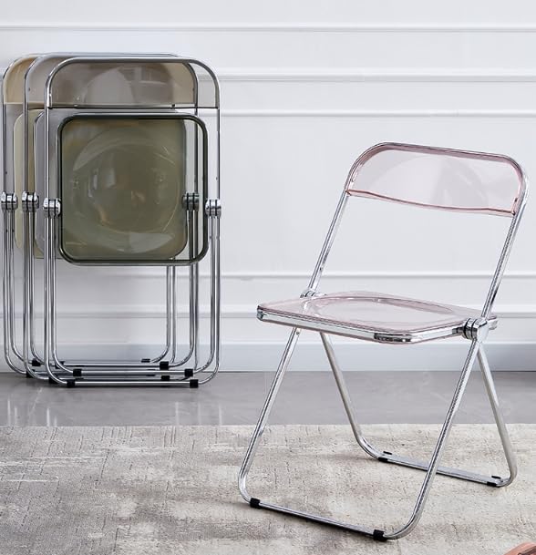 Amazon｜折りたたみ椅子、透明アクリル、プラスチッククリスタルチェア