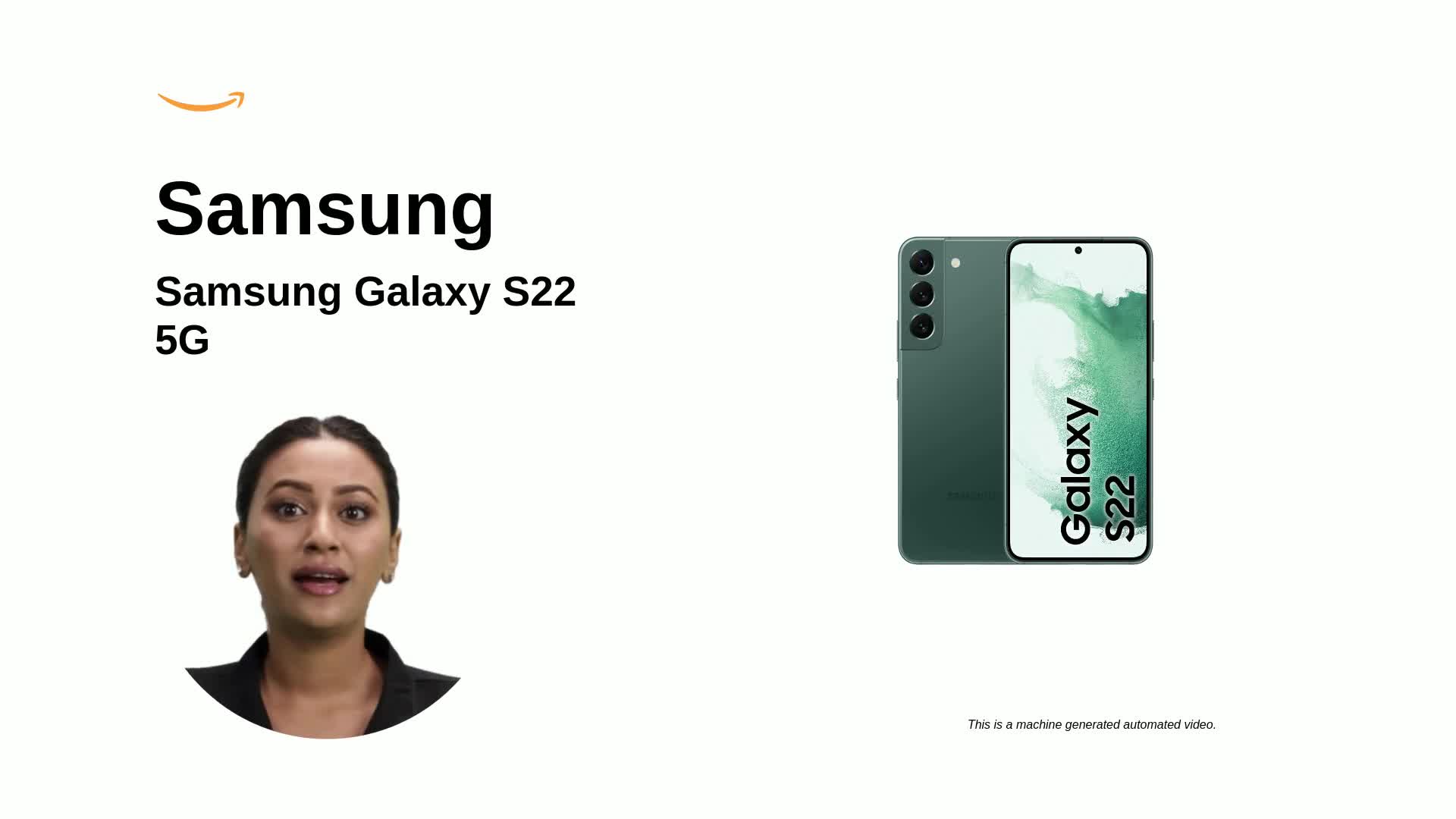 Samsung Galaxy S22 5G (हरा, 8GB, 256GB स्टोरेज) बिना