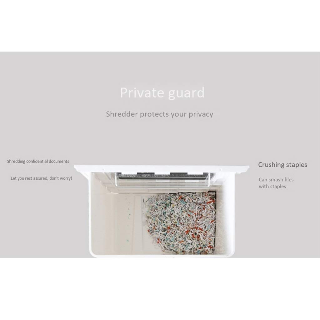 Material for Oficina trituradoras de Papel de Oficina en casa de Alta Potencia Data Shredder 500 * 240 * 330 mm con 14 l Capacidad de Papel Usado, trituradora de Papel, Correo Basura