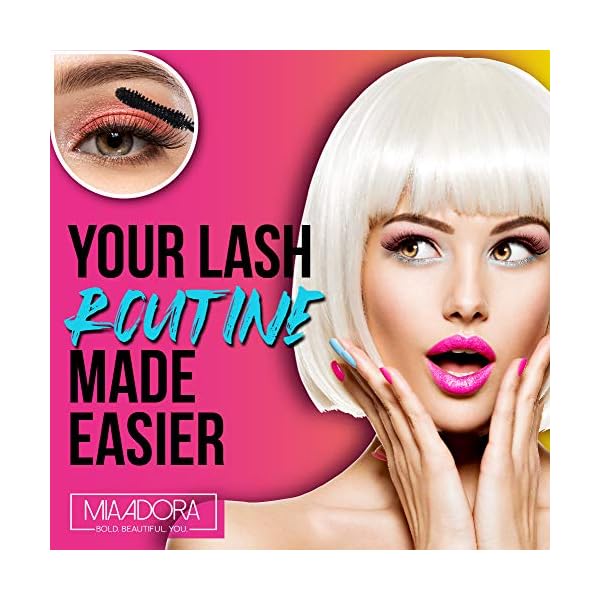 400X Pure Silk Fiber Lash Mascara [Ultra Black Volume and Length], Longer & Thicker Eyelashes. Waterproof, Long Lasting, Instant & Very Easy to Apply, Smudge-proof, Hypoallergenic