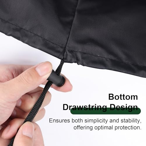 Image of Coffee Maker Cover, Universal Waterproof Shield for Countertop Appliances in Home, Garage and Office, Black