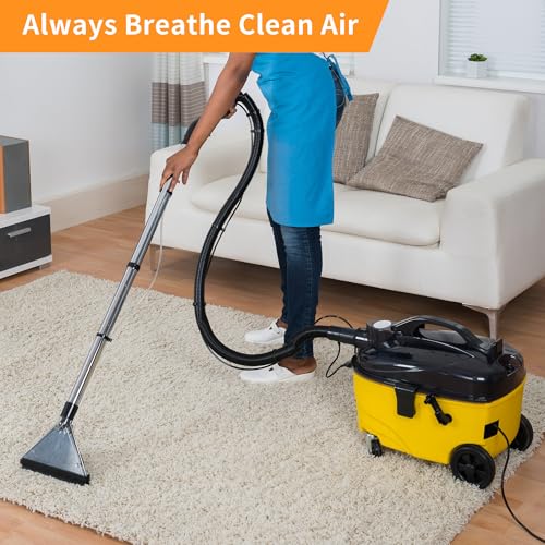 4 Stück Flachfaltenfilter für Kärcher WD4, für kärcher WD5, für kärcher WD6, MV4, MV5, MV6 Mehrzwecksauger mit 1 kleinen Bürste, staubsauger zubehör für Kärcher Filter,für Kärcher 2.863-005.0