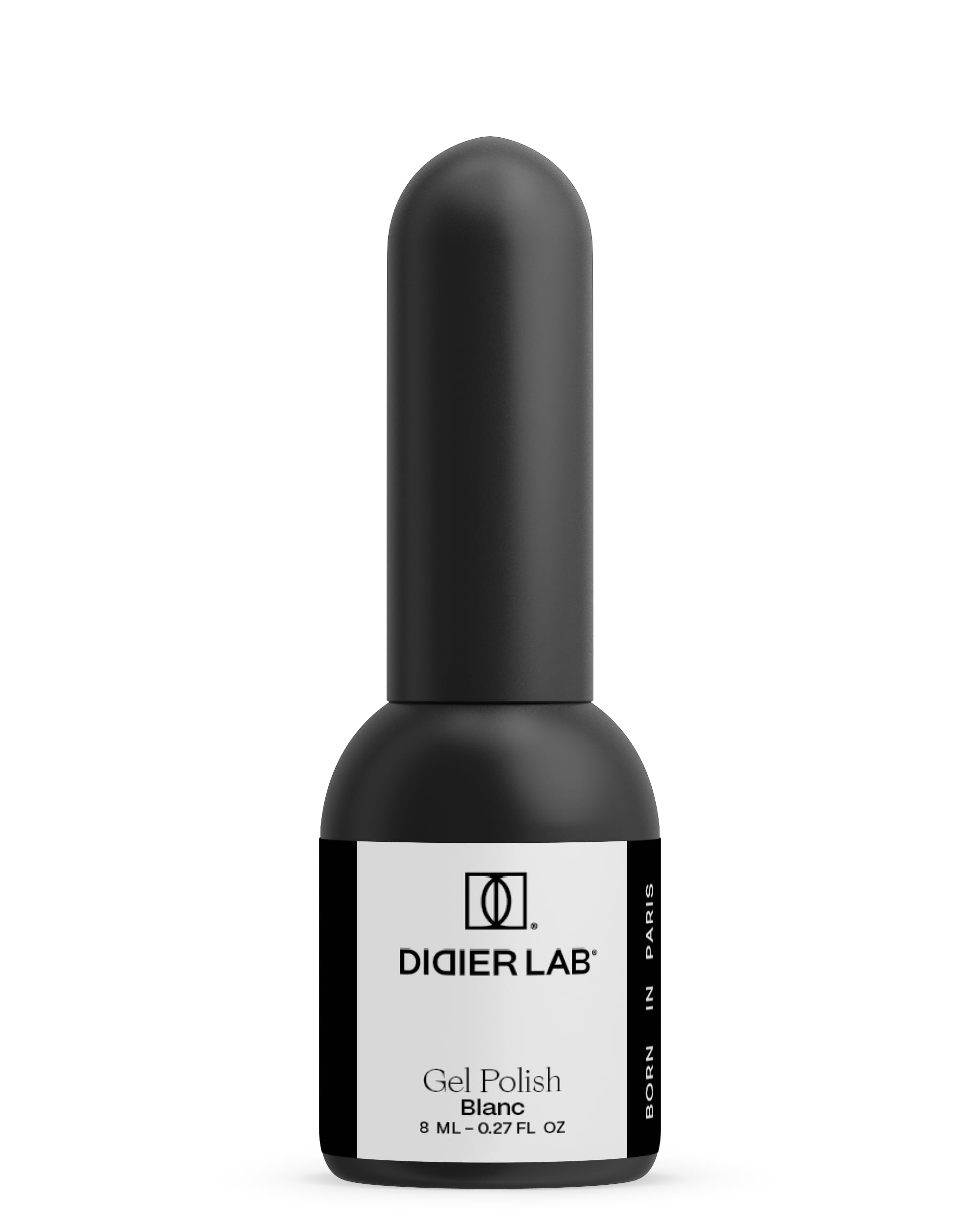 DIDIER LAB - Premium Esmalte semipermanente Studios Blanc - Esmalte en Gel sin TPO - Color intenso de alta pigmentación - Brillo duradero - Gel soak-off resistente a astillado UV LED - 8ml