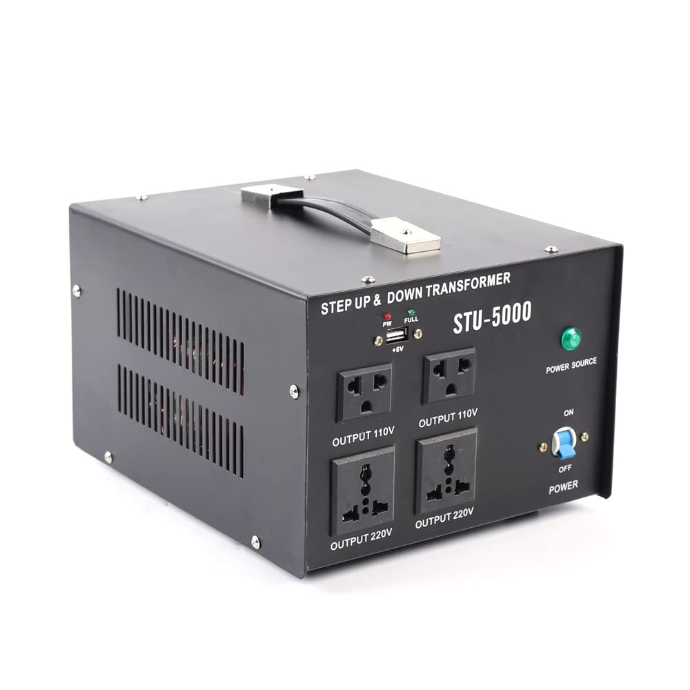 Leblett Step Up Down Transformer 110V to 220V Voltage Converter 220V to 110V (STU-5000W)