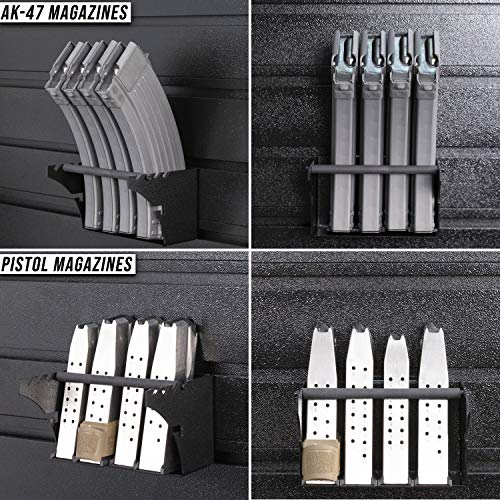 Hold Up Displays Universal Gun Magazine Storage Slatwall Rack For All Ar10 thumb #2