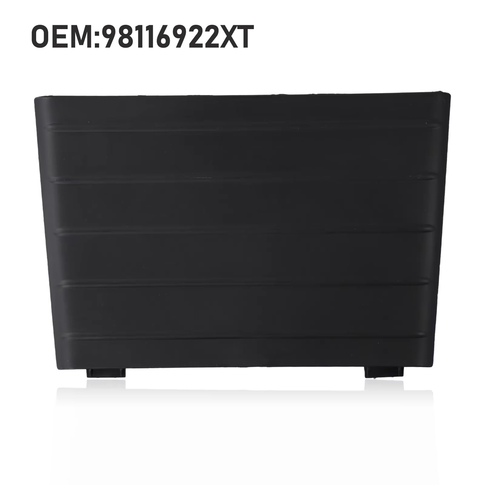 Convient pour Peugeot 3008 5008 MK2 2016-2019 - Grille centrale inférieure de pare-chocs avant, garniture de prise radar 98116922XT