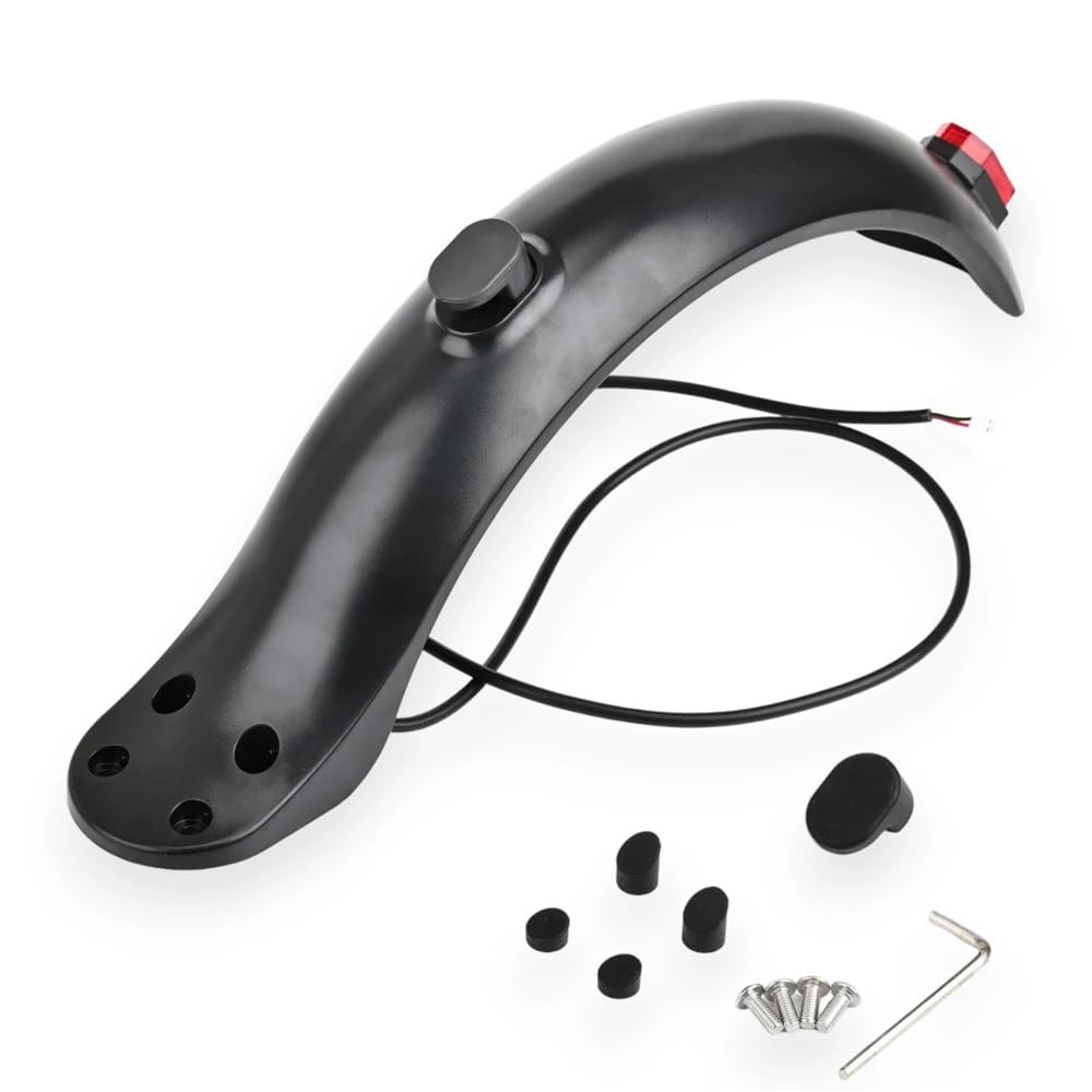 Ytqmorebnz 1 Set Mudguard For Oem Electric Scooter Rear Fender Baffle 4 Hole 8.5 Inch Scooter Fender With Screws(1 Set)