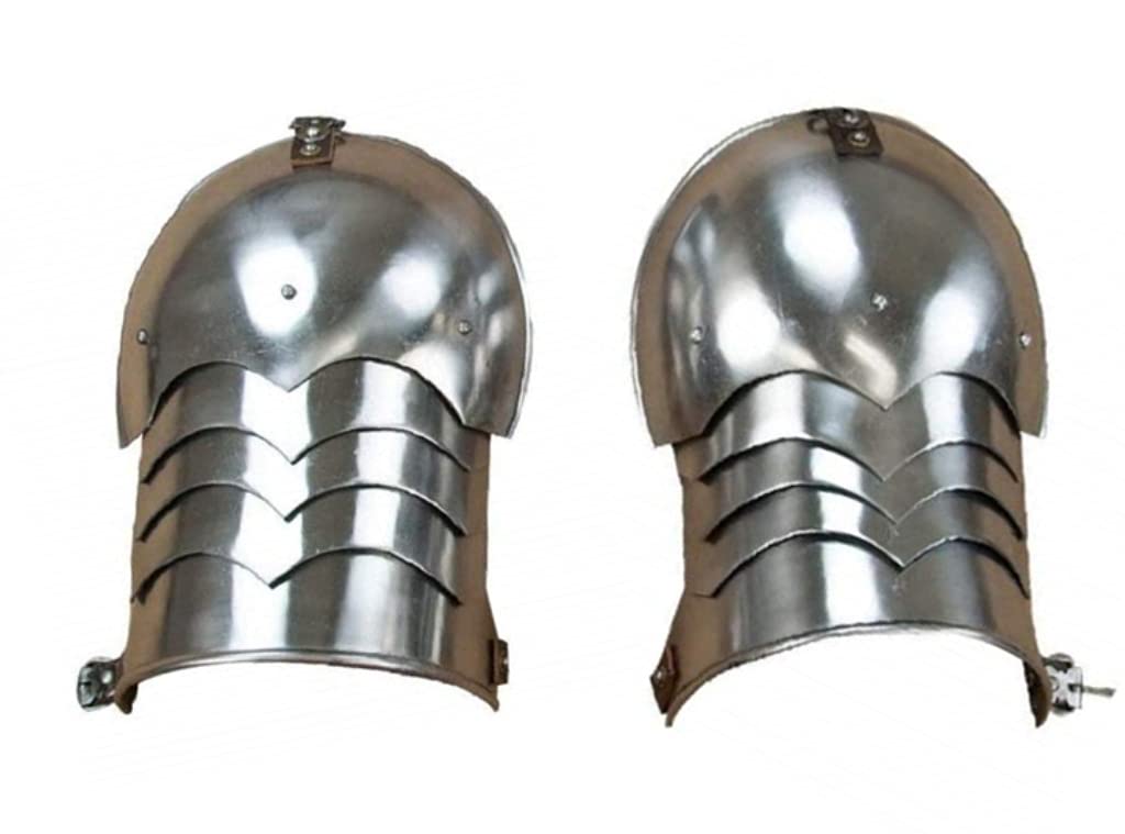 Armatura Medievale Rinascimentale Combattimento Pauldron Coppia Piastra Spalla