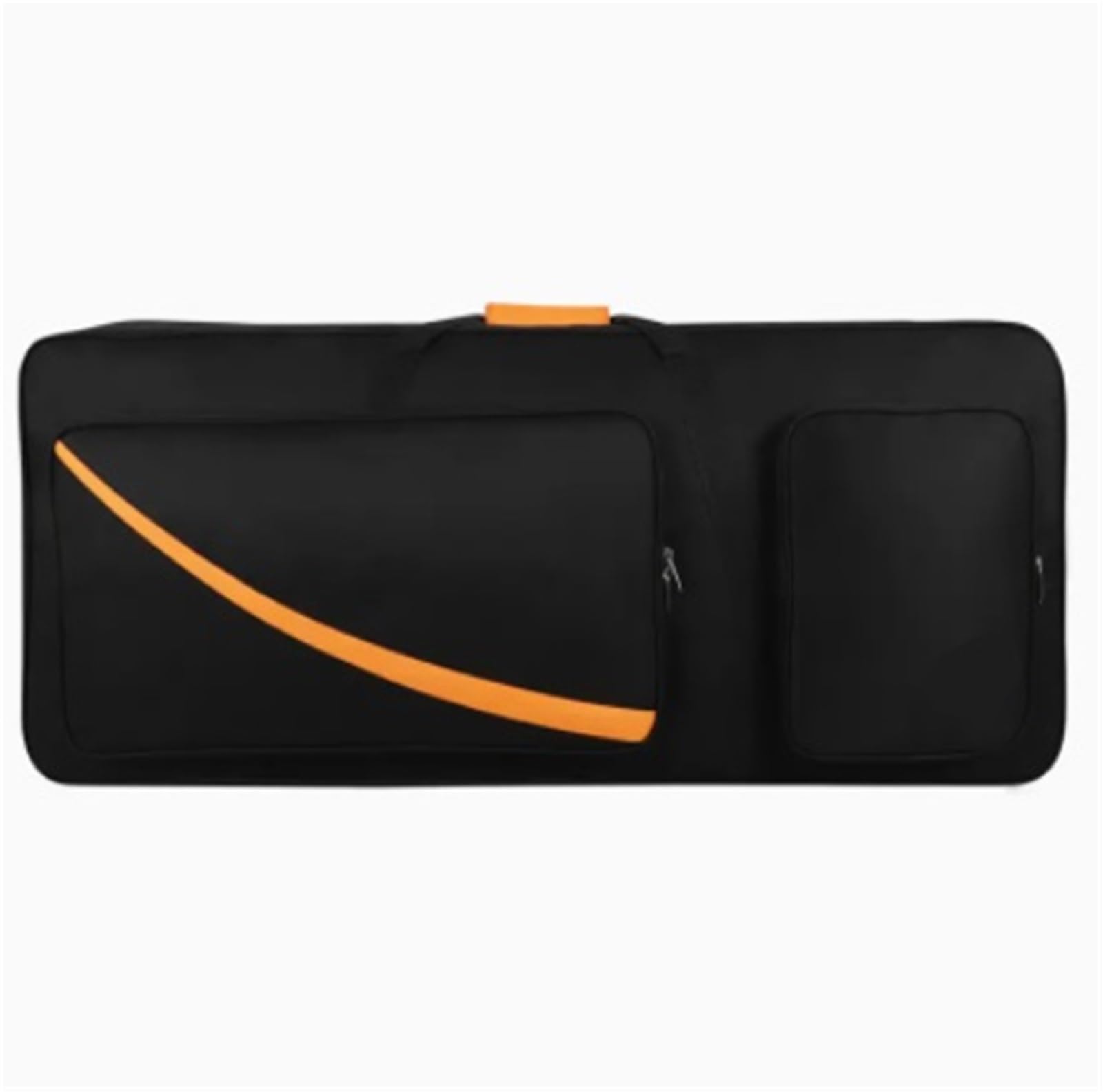 Bolsa Para Teclado De Piano Funda acolchada for Piano y órgano electrónico, bolsa for teclado, protección for instrumentos, portátil, antigolpes, mochila impermeable, 61 teclas Para Piano(Black)