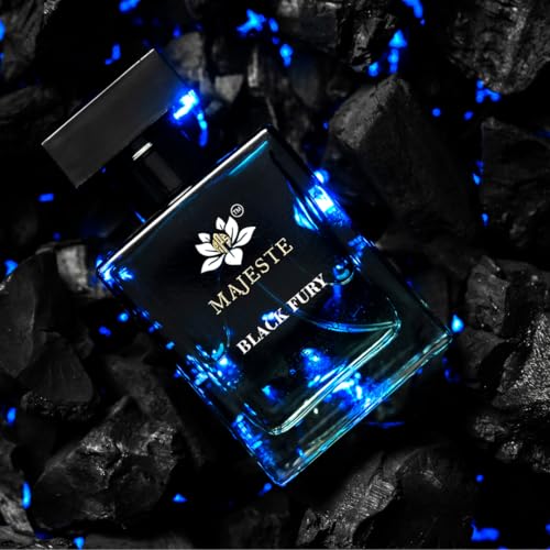 Image of Black Fury by APS Majeste Perfume 50ml | Long Lasting Perfume For Men | | Fresh | Gift Set | Rakhi Gift for Brother | Friendship Day Gift | Corporate Gifts | Gift for Love One | Luxury Gifting | Premuium Gifting | Luxury Scent (Pack of 5)