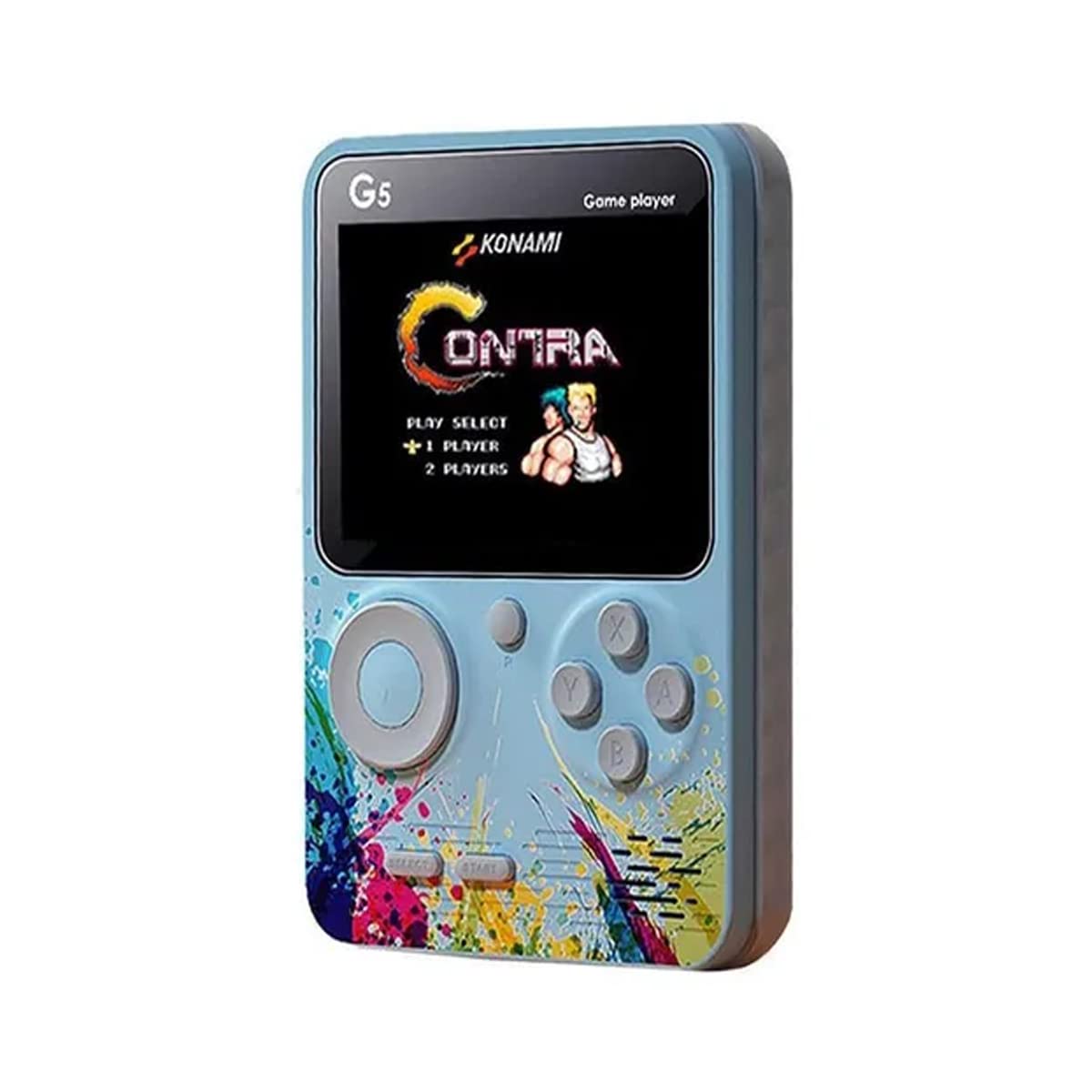 Amazm Retro Game Box Console: 500 In1 Handheld Game Classical Game Pad, Tv Playable with Classics Such As Contra, Turtles, Tank, Bomber Man, Aladdin, and More,Multicolor