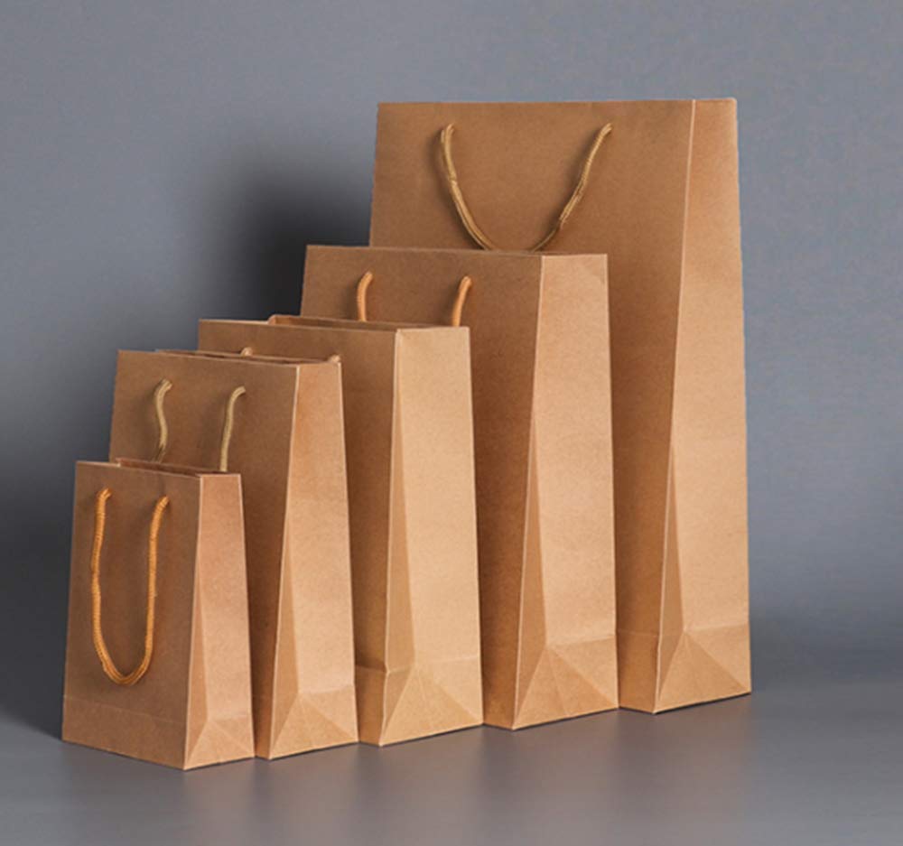 Amazon | Somnus258 厚い 紙袋 手提げ 20枚 強い ギフトバッグ