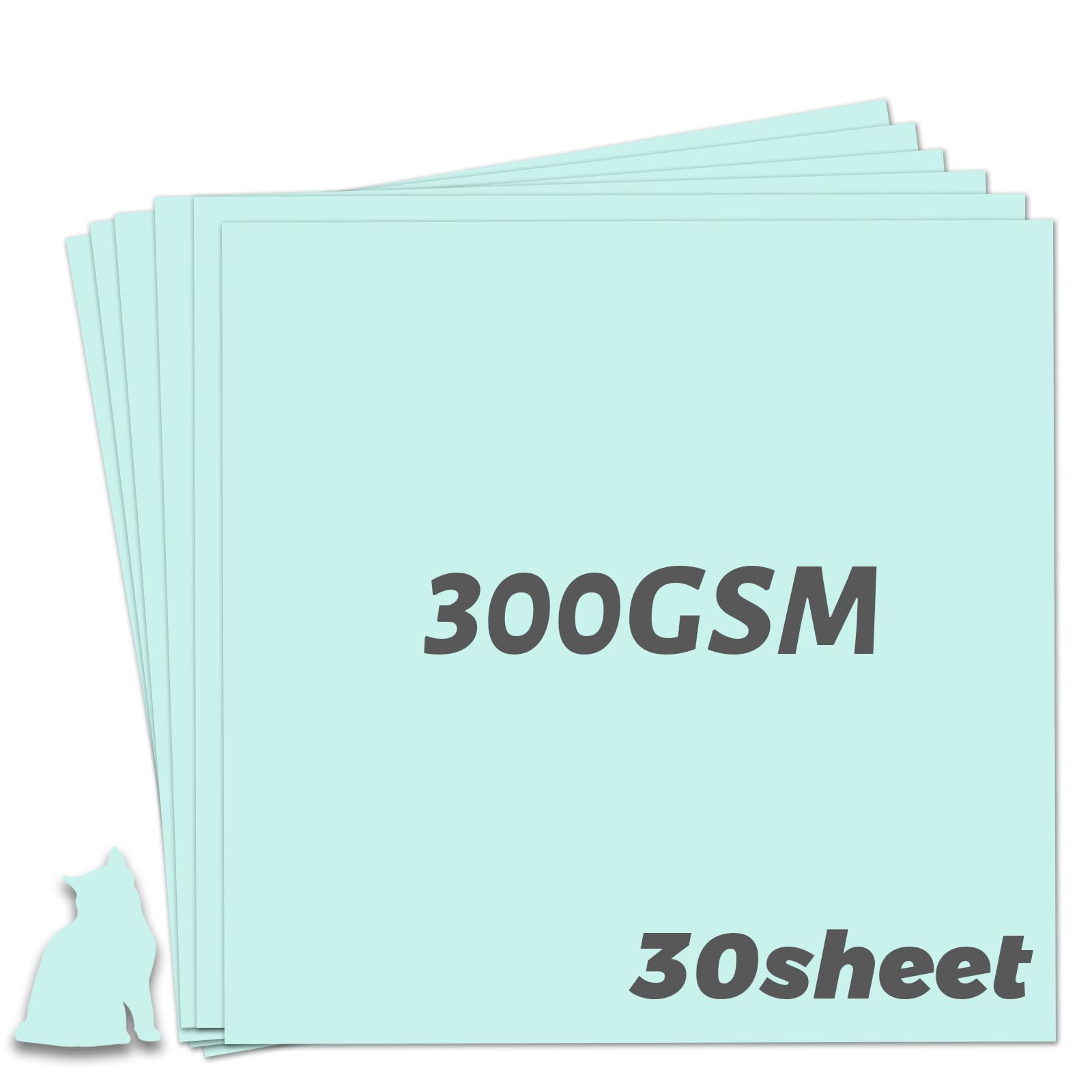 YINUOYOUJIA Cardstock 12 x 12" Thick Paper, 300gsm/110lb Construction Paper 30 sheets blue cardstock