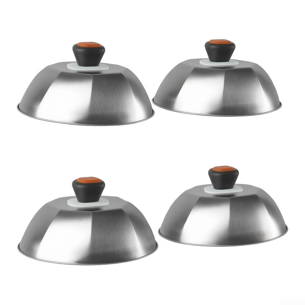 Campana de acero inoxidable para hamburguesas de queso resistente al calor