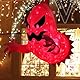 DXIA Halloween Aufblasbar Geist, Aufblasbarer Gruseliger Fliegender Geist, Aufblasbarer Geist hängt am Fenster mit LED-Licht und Luftgebläse, Halloween Geister Outdoor Dekorationen