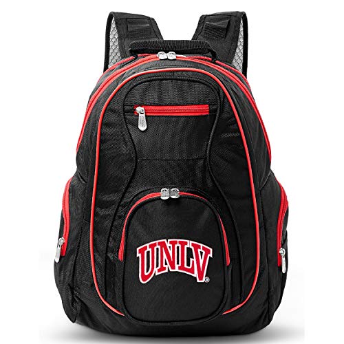 Denco UNLV Runnin’ Rebels Laptop Backpack- Fits Most 17 Inch Laptops and Tablets - Ideal for Work, Travel, School, College, and Commuting