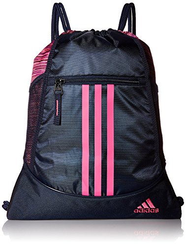 Image of adidas Alliance II Sack Pack, One Size, Collegiate Navy /Shock Pink