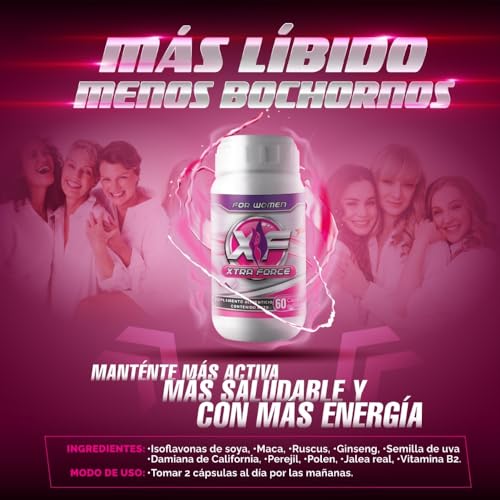 Productos Para La Menopausia, pastillas naturistas para bochornos Marca XTRA FORCE (3)
