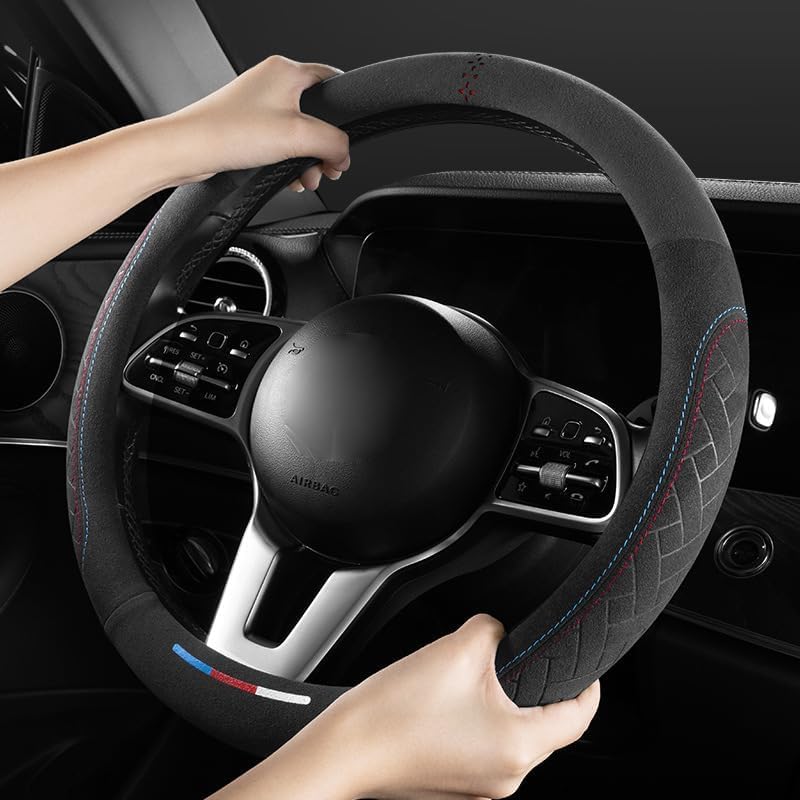 Stuurwiel Hoes Lederen Auto Stuurhoes Anti-slip Voor Hyundai