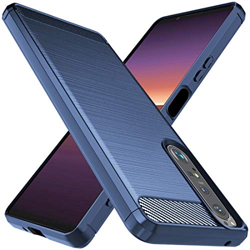 Osophter for Xperia 1 III Case Sony 1 III Case Shock-Absorption Flexible TPU Rubber Protective Cell Phone Cover for Sony Xperia 1 III(Navy Blue) Osophter for Xperia 1 III Case Sony 1 III Case Shock-Absorption Flexible TPU Rubber Protective Cell Phone Cover for Sony Xperia 1 III(Navy Blue)