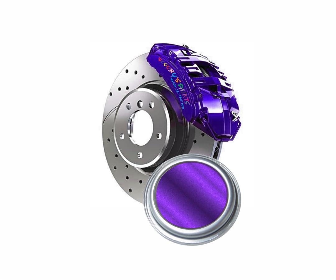 High Heat Resistant Gloss Brake Caliper Paint Wheel Engine Restore Metal (250Ml, Cadburys Purple)