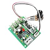 uniquegoods 12V 24V 30V 5A DC Motor Speed Controller Adjustable Variable Speed Governor PWM 120W Spe