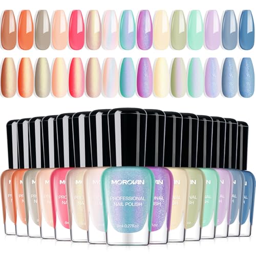 Morovan Pearl Nail Polish Set