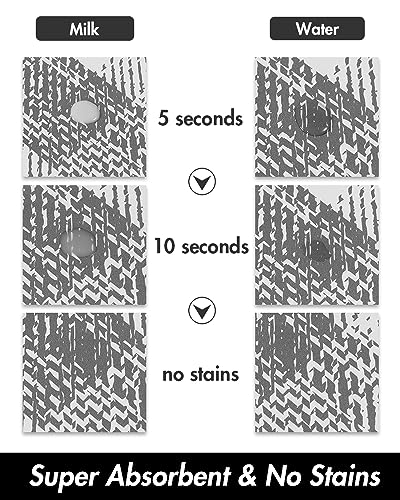 PADOOR-Absorbent-Pet-Food-Mat-Bone-Shaped-Dog-Bowl-Mat-Quick-Dry-No-Stains-Placemat-for-Sloppy-Drinkers-12×19-BlackWhite PADOOR Absorbent Pet Food Mat Bone Shaped Dog Bowl Mat Quick Dry No Stains Placemat for Sloppy Drinkers 12×19 BlackWhite
