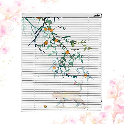 YJTGZ Persianas Persianas enrollables de bambú Pantalla de privacidad Ventana Persianas Romanas Aleación de Aluminio Persianas enrollables Tirador Elevadores Cortina de baño Impermeable, 2 t
