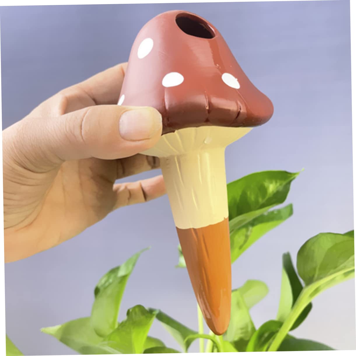 TOYANDONA 2 Ensembles Dispositif D'Arrosage Automatique Piquets Plante Auto-Arrosage Globes D'Arrosage Automatique Jardin Arrosage Automatique Pointes Forme 4 pièces * 2
