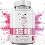Desire Female Enhancement Pills – 5X Natural Mood Booster for Women - Increase Energy, Vitality, Reduce Dryness, Balance Hormones, PMS and Menopause Relief - 60 Caps