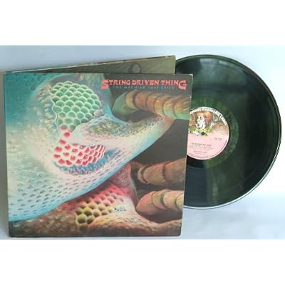 STRING DRIVEN THING the machine that cried. Rare. First UK press 1973, matrix A-1U, B-3U. Pink large Madhatter. Charisma label