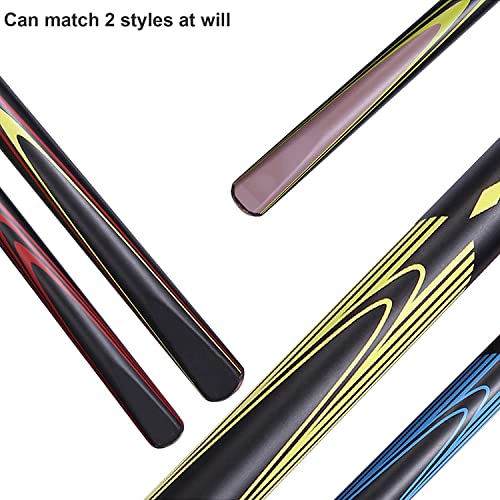Taco de billar pool cue 2 piezas 145 cm 9.8 mm punta miniatura 3
